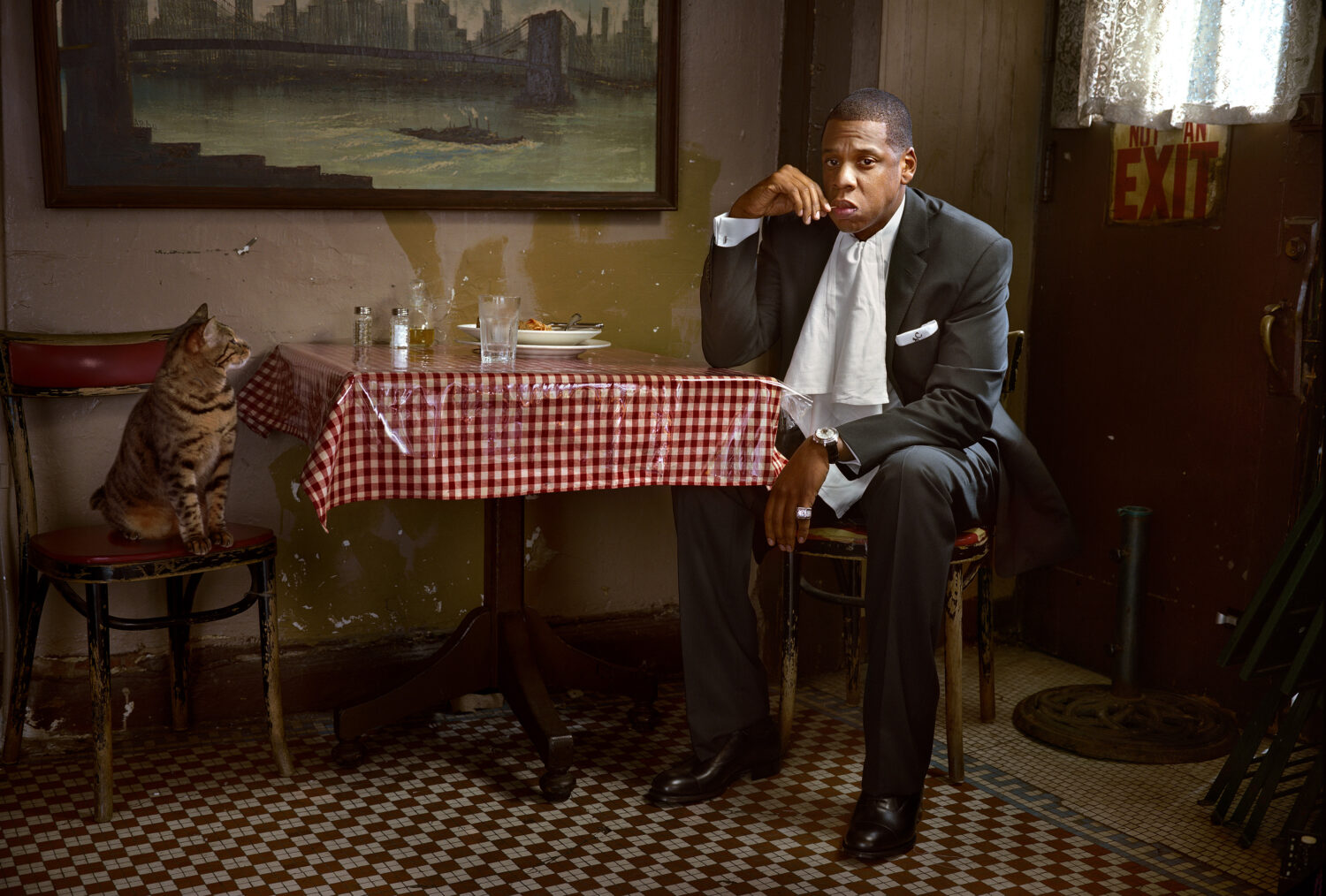 Martin Schoeller: Jay-Z with Cat