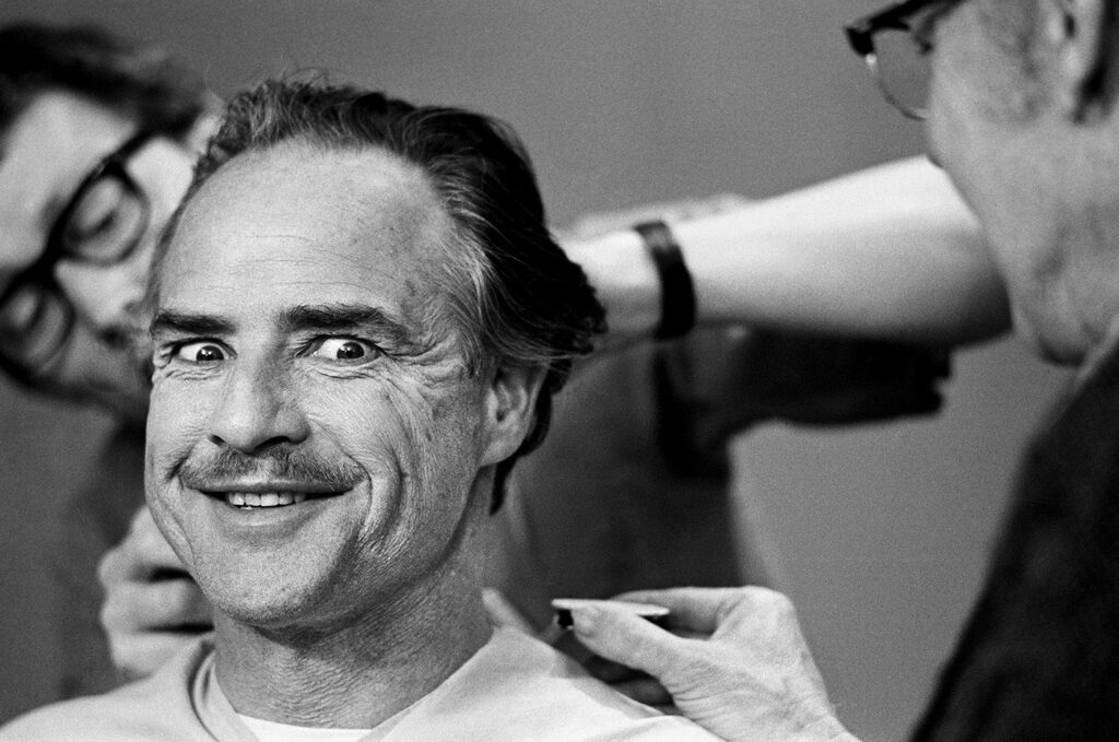 Steve Schapiro: Marlon Brando Smiling