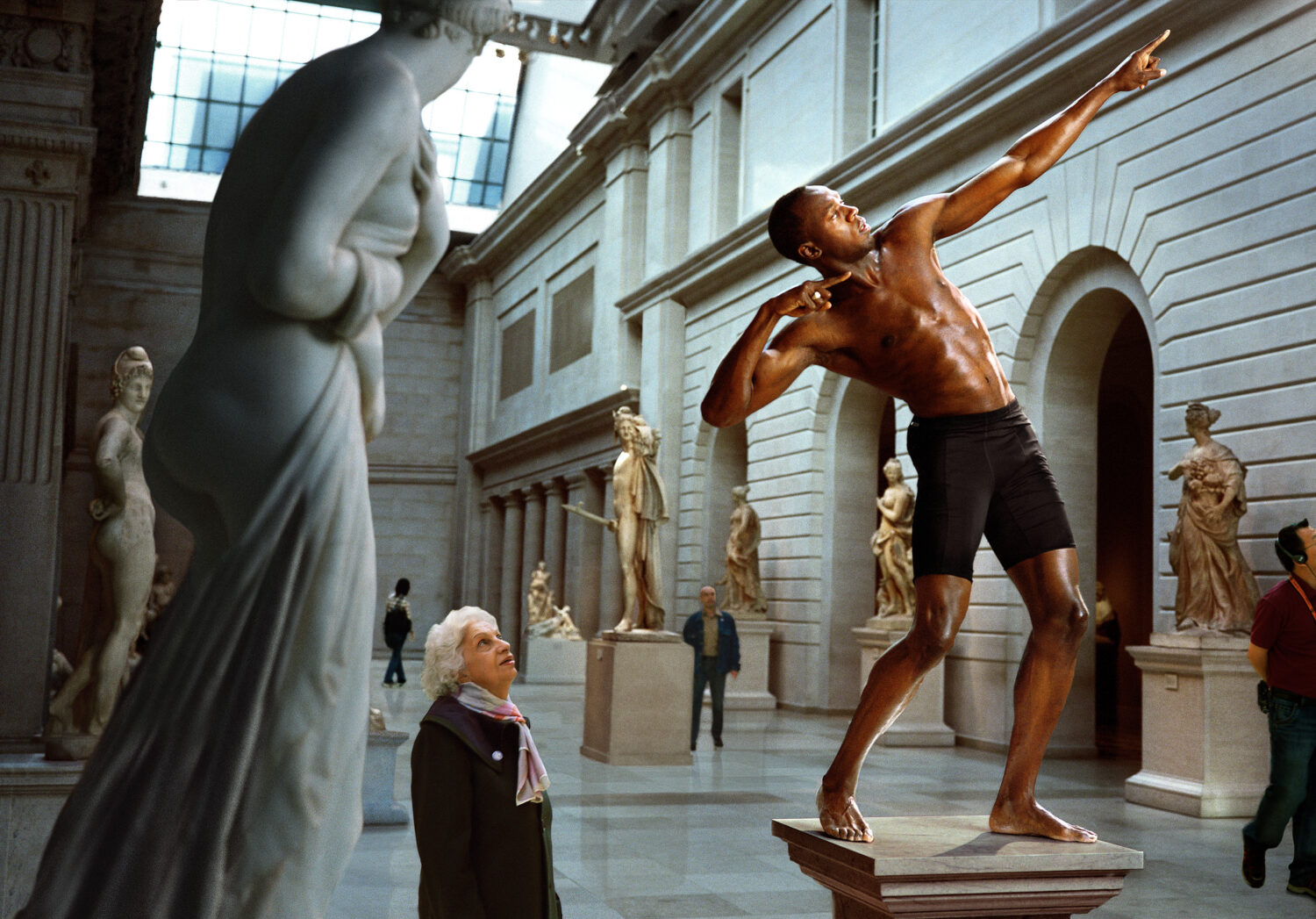 Martin Schoeller: Usain Bolt at The Meropolitan Museum of Art