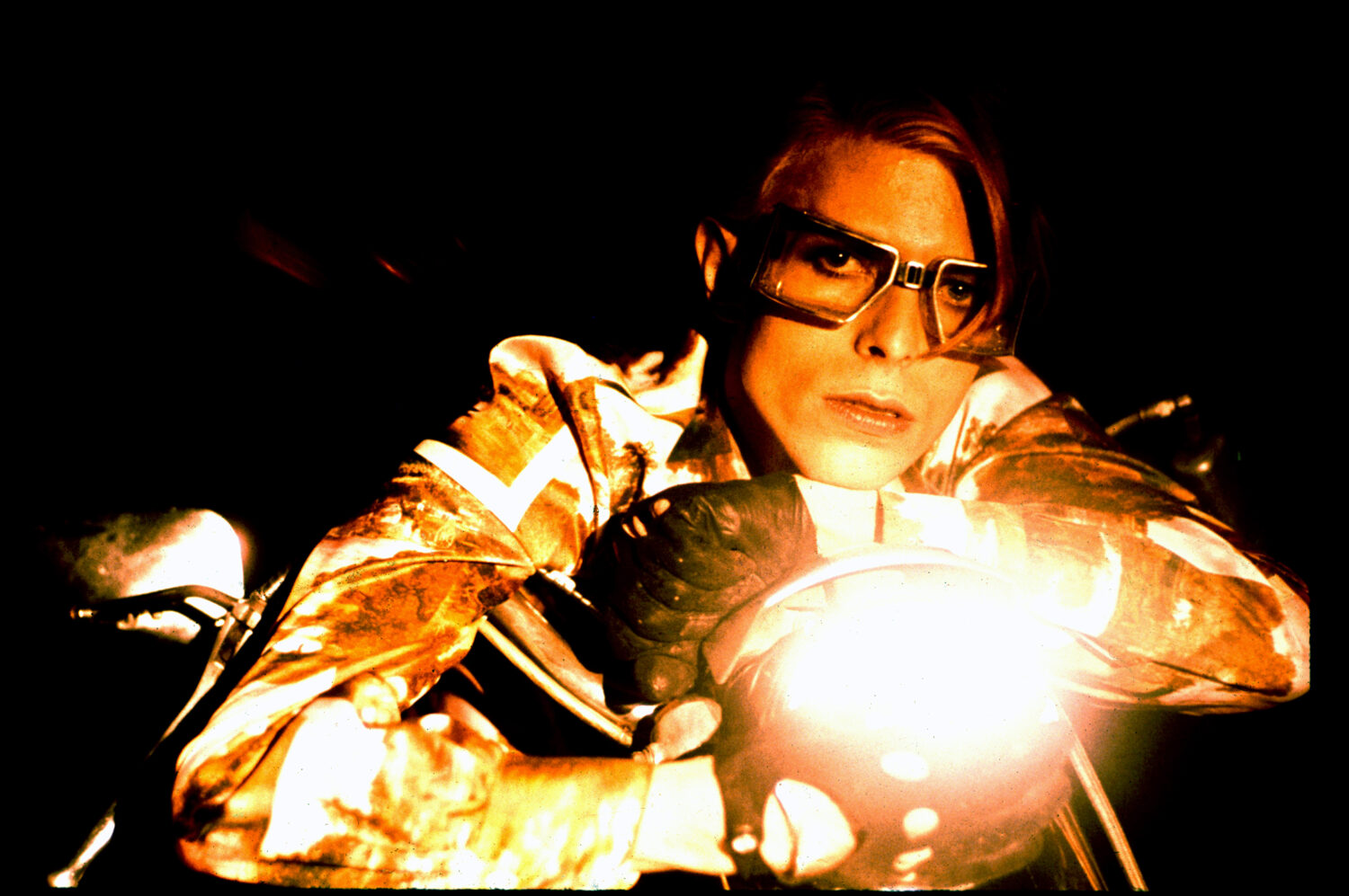 Steve Schapiro: David Bowie with Motorcycle