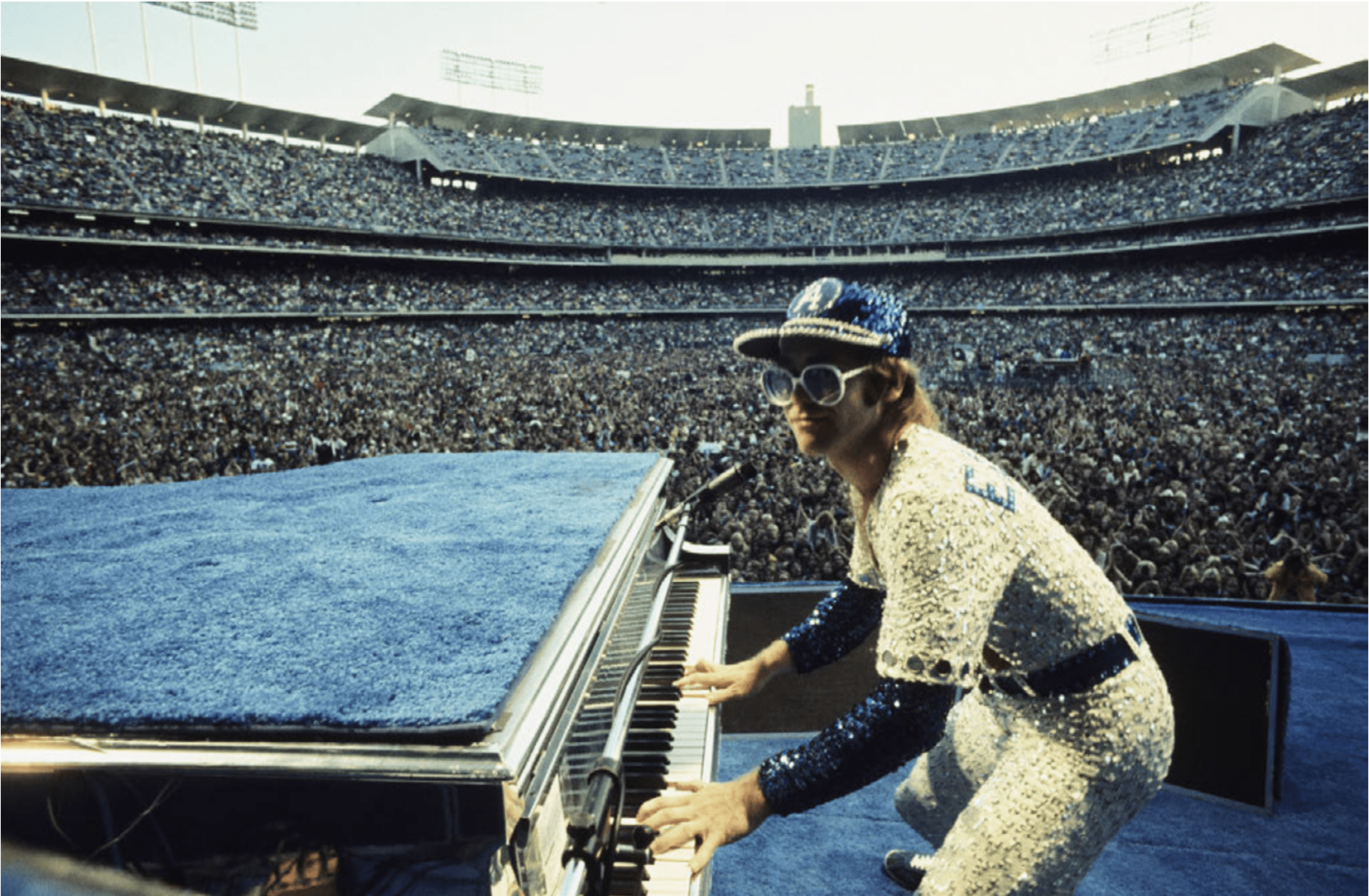 Terry O’Neill: Elton John at Dodger Stadium