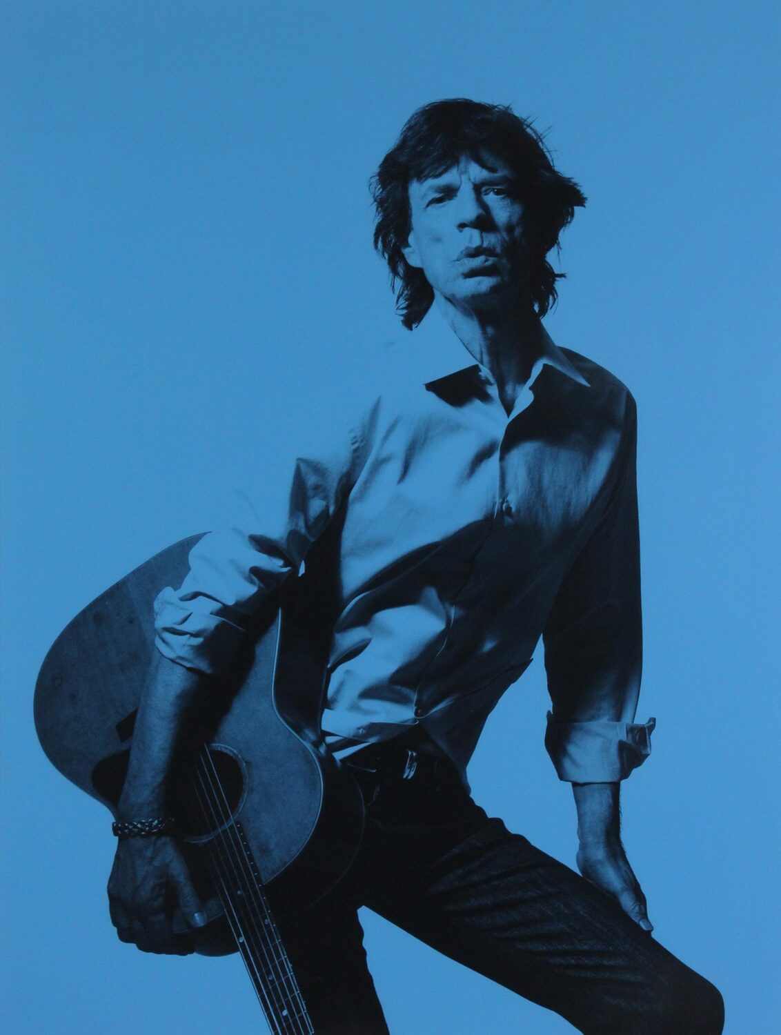 Bryan Adams: Mick Jagger, with Guitar