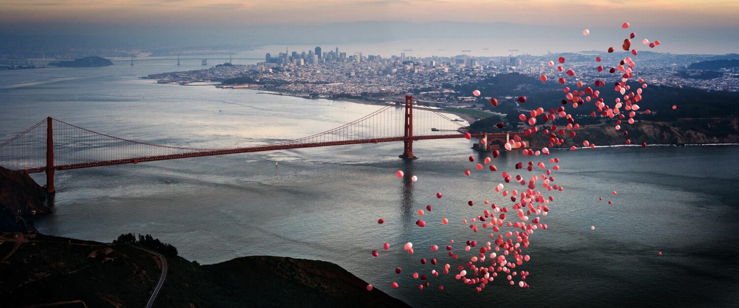 David Drebin: Balloons over San Francisco