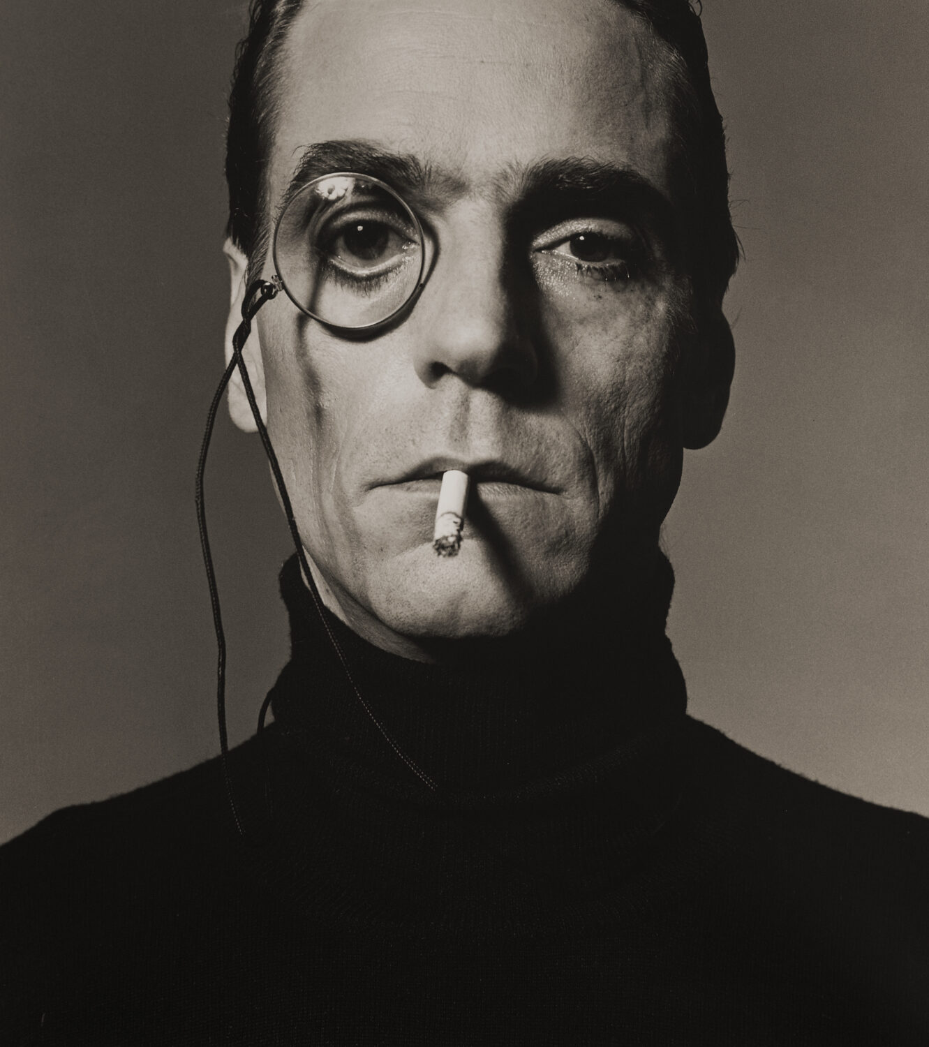 Michel Comte: Jeremy Irons with Monocle