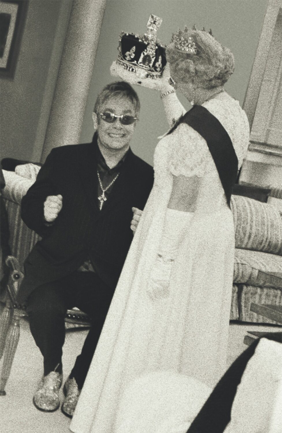 Alison Jackson: Queen Crowns Elton