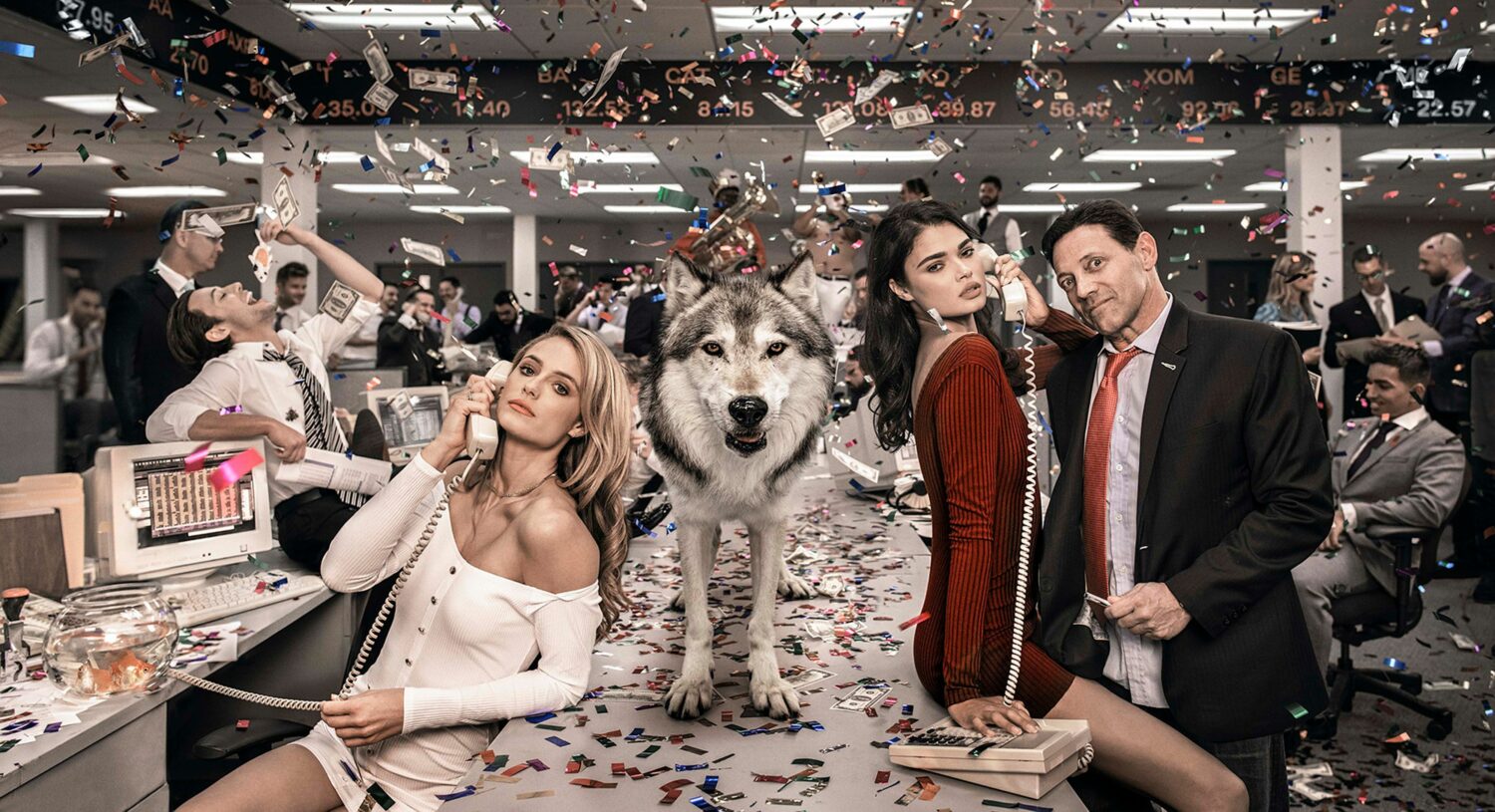 David Yarrow: The Wolves of Wall Street II (Color)
