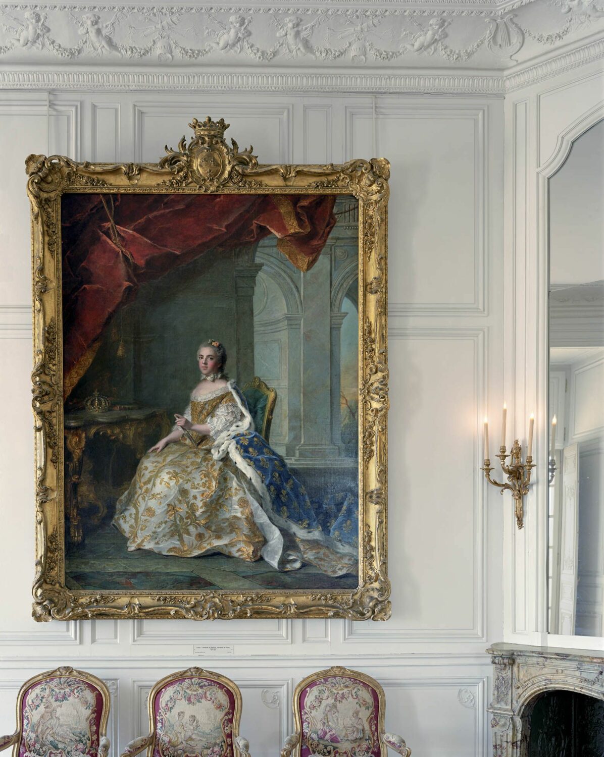 Robert Polidori: Louise-Élisabeth de France by Jean-Marc Nattier, 1761 Grand cabinet de Madame Adélaide Corps Central – R.d.C.