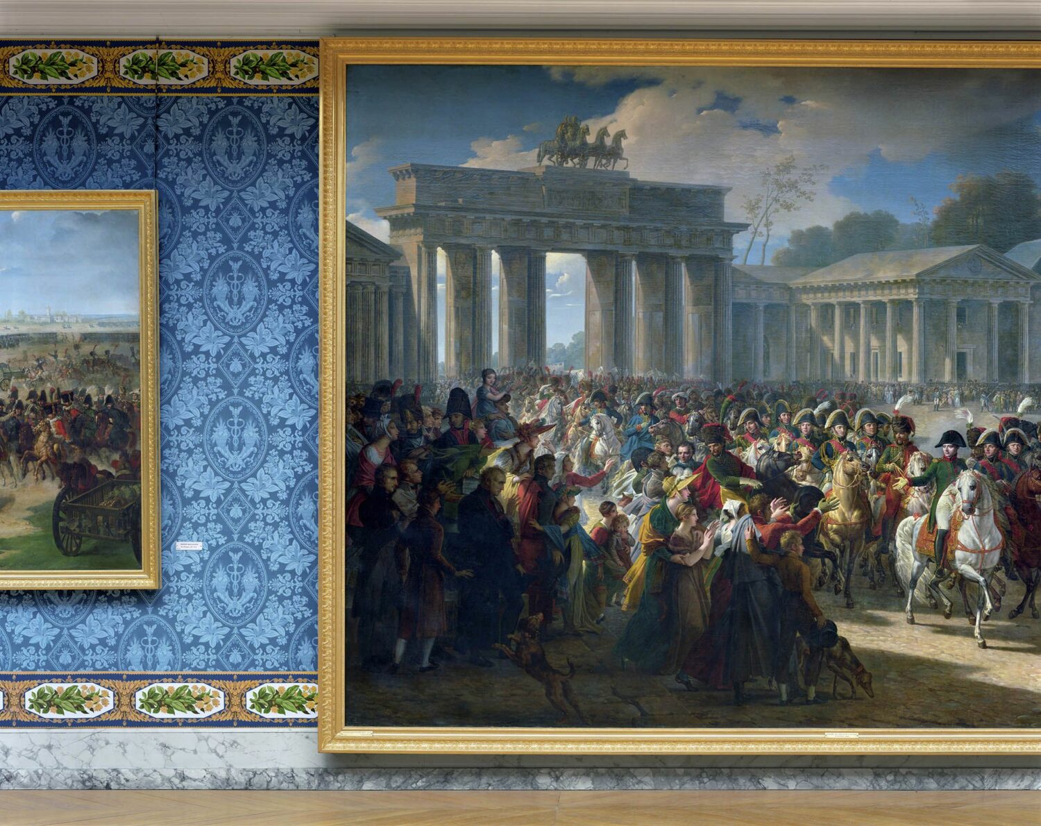 Robert Polidori: Entrée de Napoléon à Berlin by Charles Meynier, 1810 Attique du Midi, Aile du Midi – Attique