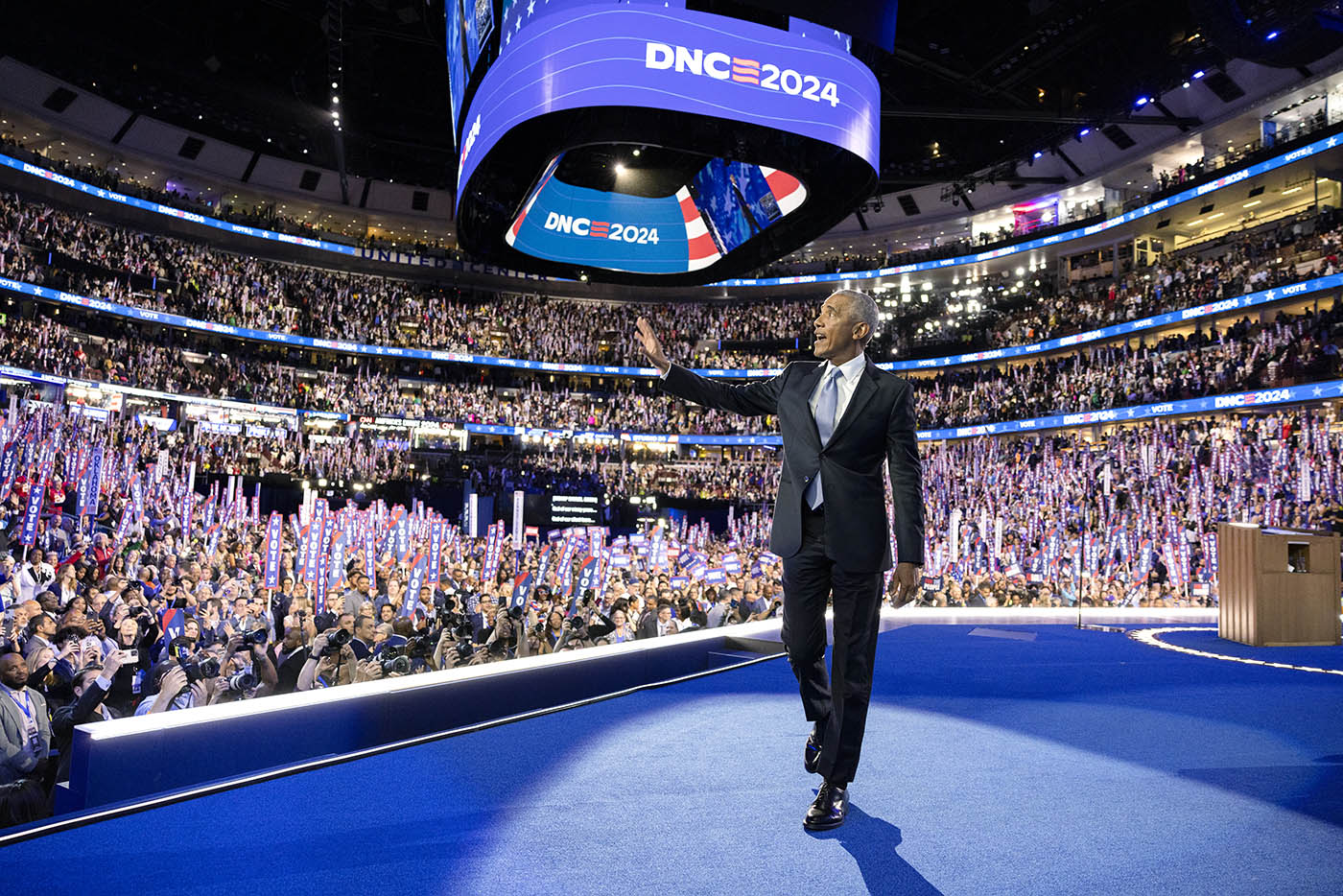 Pete Souza: Barack Obama at the Democratic National Convention