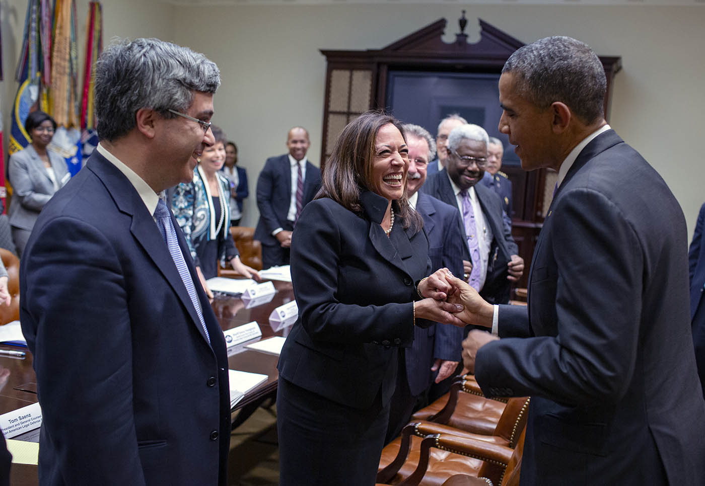 Pete Souza: Barack Obama and Kamala Harris