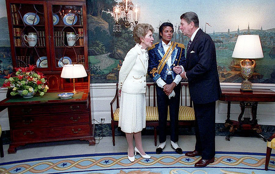 Pete Souza: Ronald Reagan, Nancy Reagan and Michael Jackson